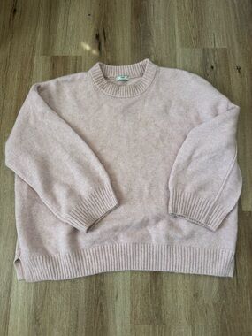 F&F Light Pink Crew Neck Sweater